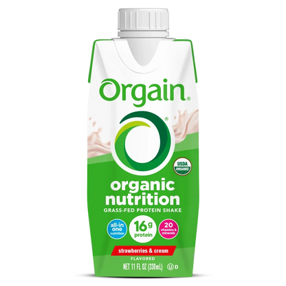 Organic Nutrition Shake - Strawberries & Cream
