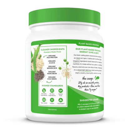 Organic Protein? Plant Based Protein Powder - Vanilla Bean