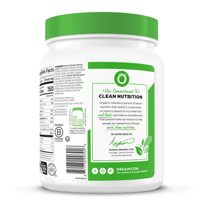 Organic Protein? Plant Based Protein Powder - Vanilla Bean