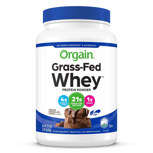 Grass Fed Whey Protein Powder - Creamy Chocolate Fudge