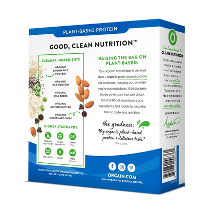 Organic Protein Bar - Chocolate Chip Cookie Dough