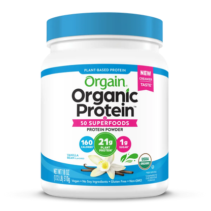 Organic Protein? & Superfoods Plant Based Protein Powder - Vanilla bean