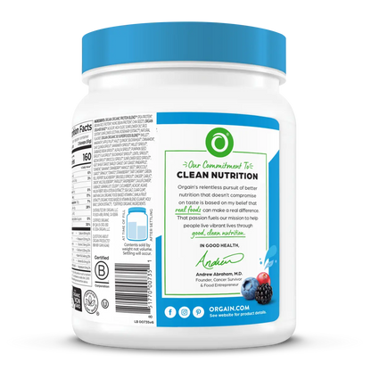 Organic Protein? & Superfoods Plant Based Protein Powder - Vanilla bean