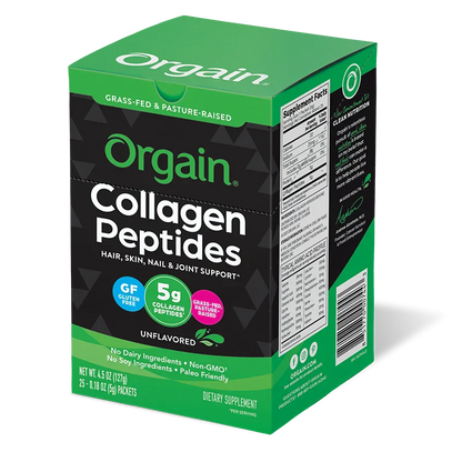Grass Fed Pasture Raised Collagen Peptides 25 Ct Stick Pack