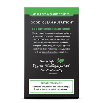 Grass Fed Pasture Raised Collagen Peptides 25 Ct Stick Pack