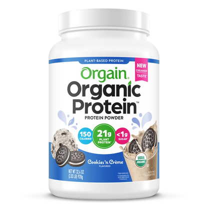 Organic Protein? Plant Based Protein Powder - Cookies 'n Cream