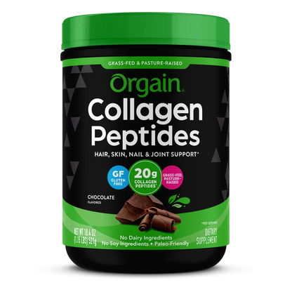 Grass Fed Pasture Raised Collagen Peptides - Chocolate