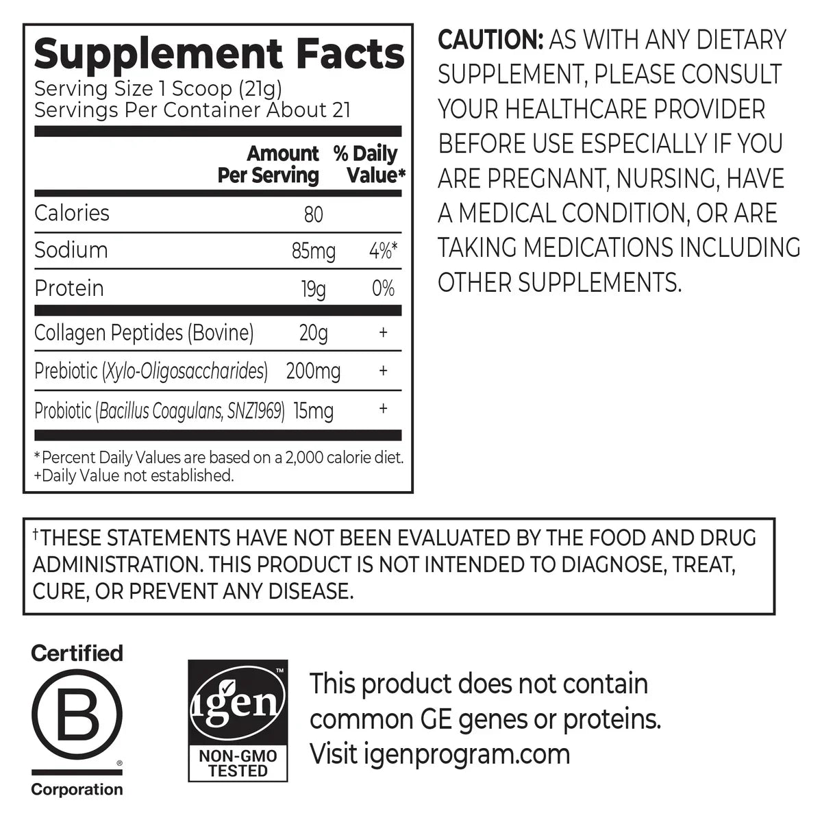 Collagen Peptides + Prebiotics & Probiotics?