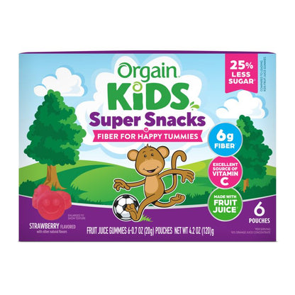 Kids Super Snacks + Fiber for Happy Tummies